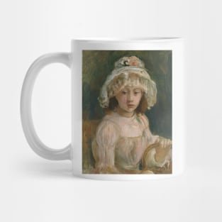 Young Girl with Hat by Berthe Morisot Mug